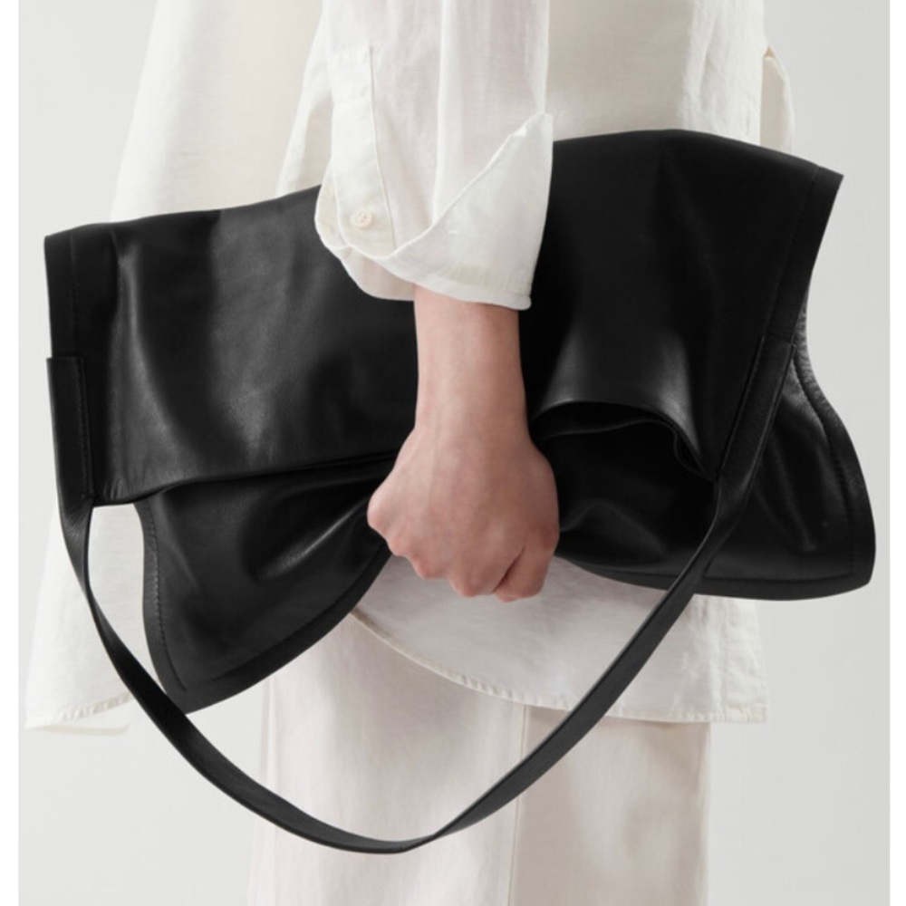 COS Leather Shopper Bag